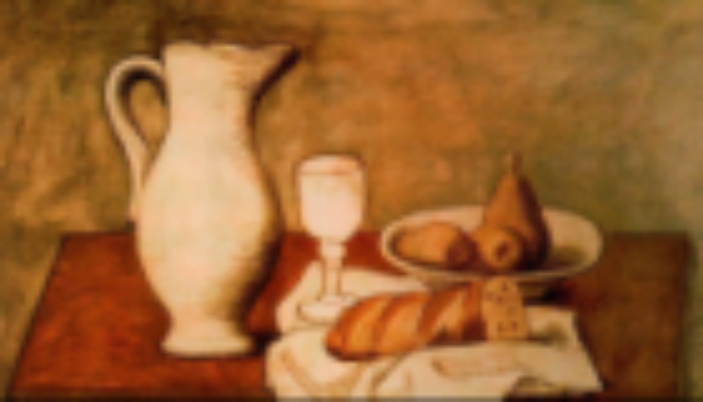Still Life with Jug and Bread by Pablo Piccaso