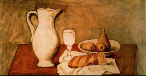 Still Life with Jug and Bread by Pablo Piccaso